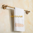 GobekUsa Brass Single Towel Bar in Antique Finish for Stylish Bathroom Décor