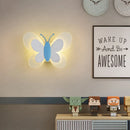 GobekUsa Butterfly Girl Room Lamp Creative Cartoon Children Energy-Saving Bedside Lamp
