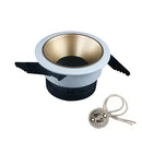 GobekUsa Adjustable Anti-Glare Ceiling Downlight with GU10/MR16 Lamp Base for Indoor Spot Lighting