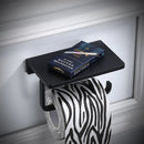 GobekUsa Aluminum Bathroom Paper Holder with Phone Holder and Wall Mount