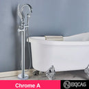 GobekUsa Gold Swan Freestanding Bathtub Faucet with Handshower