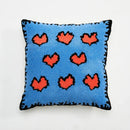 GobekUsa Embroidered Daisy Dandelion Cushion Cover 45x45cm for Sofa Bed Chair Living Room