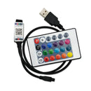 GobekUsa Bluetooth RGB LED Strip Light + 24-Key Controller – 1M-5M Length