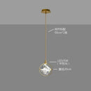 GobekUsa Crystal LED Ceiling Lamp Chandelier Iron Art Bar Home Decor.