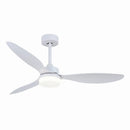 GobekUsa 52" Fashion Plastic Blade Ceiling Fan with Lamp and Remote Control