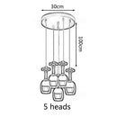 GobekUsa LED Wine Glass Pendant Lights for Restaurant, Bar, and Dining Room