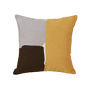 GobekUsa Geometric Embroidery Pillow Cover 45x45cm/30x50cm Yellow Pink Abstract Design