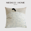 GobekUsa Japanese Art Handmade Square Cushion Cover 45x45 for Literary Youth Fashion