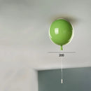 GobekUsa Balloon Acrylic Ceiling Light: Modern 5 Color Kids Room E27 Lamp with Switch
