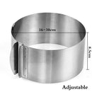 GobekUsa Adjustable Stainless Steel Cake Slicer & Mousse Ring Round Cutter