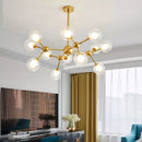GobekUsa Black Postmodern Sputnik Chandelier for Dining Room and Home Decor