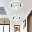 GobekUsa Crystal LED Ceiling Chandelier for Aisle, Balcony, Porch, and Corridor Lighting