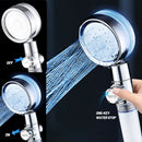 GobekUsa 7-Color LED Handheld Shower Head with Stop Button and High Pressure Nozzle