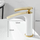 GobekUsa Brass Bathroom Basin Faucet Cold Hot Water Mixer Sink Tap Deck Mounted