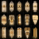 GobekUsa Crystal LED Wall Sconce Light for Bedroom and Corridor