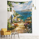 GobekUsa Forest Tapestry - 3D Printed Polyester Wall Hanging for Bohemian Home Decor