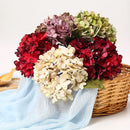 GobekUsa Artificial Hydrangea Wedding Flowers Wall Home Decoration Indoor Bonsai Bouquet Background