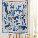 GobekUsa Constellation Tarot Boho Tapestry Wall Hanging Trippy Sun Moon Decor