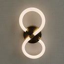 GobekUsa Acrylic Ring LED Wall Lamp for Modern Indoor Decor, Living Room Bedroom Lighting