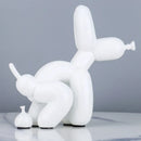 GobekUsa Balloon Dog Statue: Modern Nordic Resin Art Sculpture for Home Decor