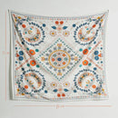 GobekUsa Boho Floral Celestial Wall Tapestry for Hippie Home Decor