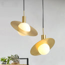 GobekUsa Golden E27 LED Chandelier for Bedroom and Study Room