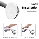 GobekUsa Bathroom Safety Grab Bar Handle for Elderly - Suction Cup Handrail