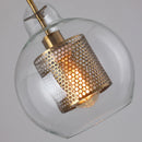 GobekUsa Glass Ball Pendant Light: Modern Hanging Lamp for Kitchen, Dining, Living Room