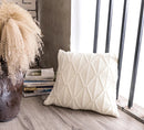 GobekUsa Knit Cushion Cover 45x45cm Nordic Style Home Decoration Brown Grey IvoryiscowayReversible
