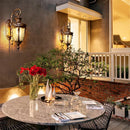 GobekUsa Bronze LED Outdoor Wall Lamp Classical Retro Sconces for Home Aisle