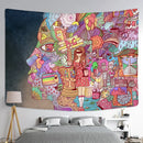 GobekUsa Cat Paws Tapestry: Bohemian Witchcraft Tarot Card Psychedelic Hippie Girl Dorm Decor