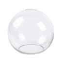 GobekUsa Hand Blown Clear Glass Globe Lamp Shade with 2 Ends Opening, D18cm Glass Cover Ball Lampshade