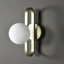 GobekUsa LED Glass Wall Sconce Modern Bathroom Kitchen Light Fixture Simple Home Decor Wall Mounted Hallway Light