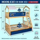 Moonlight Kid Bunk Bed - Stylish and Space-Saving Bunk Bed for Kids