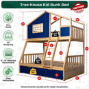 Treehouse Kid Bunk Bed for Fun and Adventure in Your Child's Room