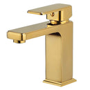 GobekUsa Gold Basin Faucet: Single Handle Bathroom Sink Tap & Brass Lavatory Mixer