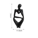 GobekUsa Abstract Thinker Woman Figurine Resin Sculpture Modern Art Decor Craft Ornament