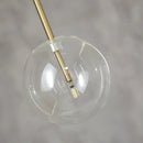 GobekUsa Bubble Glass Ball Pendant Light for Modern Living Room Kitchen Bedroom