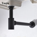 GobekUsa Antique Brass Pop Up Drain Kit with P-Trap Pipe for Bathroom Sink.
