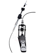 Remote Hi Hat Stand with Foot Pedal by GRIFFIN - Drummers Cable Auxiliary Cymbal High Hat Percussion Hardware with Drum Key - Heavy Duty Sturdy HiHat