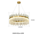 GobekUsa Crystal Chandelier Pendant Light Modern Luxury Dining Room Bedroom Lamp