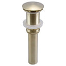 GobekUsa Antique Brass Pop Up Drain Kit with P-Trap Pipe for Bathroom Sink.