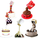 GobekUsa Cake Stand Support & Fondant Mold: Creative Baking Tools for Chocolate Decor