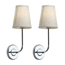 GobekUsa Industrial Flared Funnel Wall Lamp Set: Classic Country Style, Bedroom Reading Light