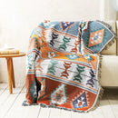 GobekUsa Knitted Nordic Plaid Blanket - Cozy Home Decor and Sofa Cover