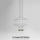 GobekUsa Industrial Iron Art LED Pendant Light - Black Minimalist Wall Lamp