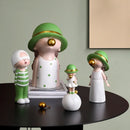 GobekUsa Bubble Gum Blowing Character Statue for Modern Home Decor