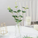 GobekUsa Eucalyptus Leaves Artificial Plants for Home Wedding Decor & Outdoor Christmas Wreaths