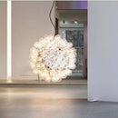 GobekUsa Glass Bubble LED Hanging Lamp for Bedroom Living Room Bar Villa