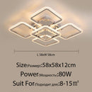 GobekUsa LED Chandelier: Remote Dimmable Indoor Lighting for Bedroom, Restaurant, Living Room